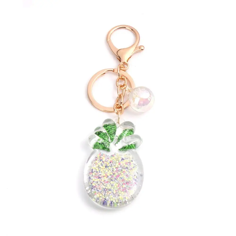 DoreenBeads модный брелок для ключей и Золотой белого зеленого цвета девочек с принтом