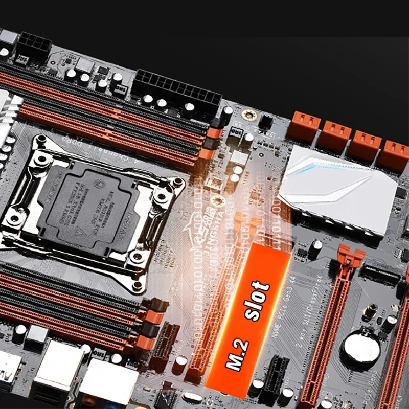 JINGSHA X99 Lga 2011-V3 материнская плата 4-канальный Ddr3 256G Ram, M.2 Ssd, Sata3.0, Usb3.0, Pcie 16X для Intel I7 E5-V3 2678 2669 2649