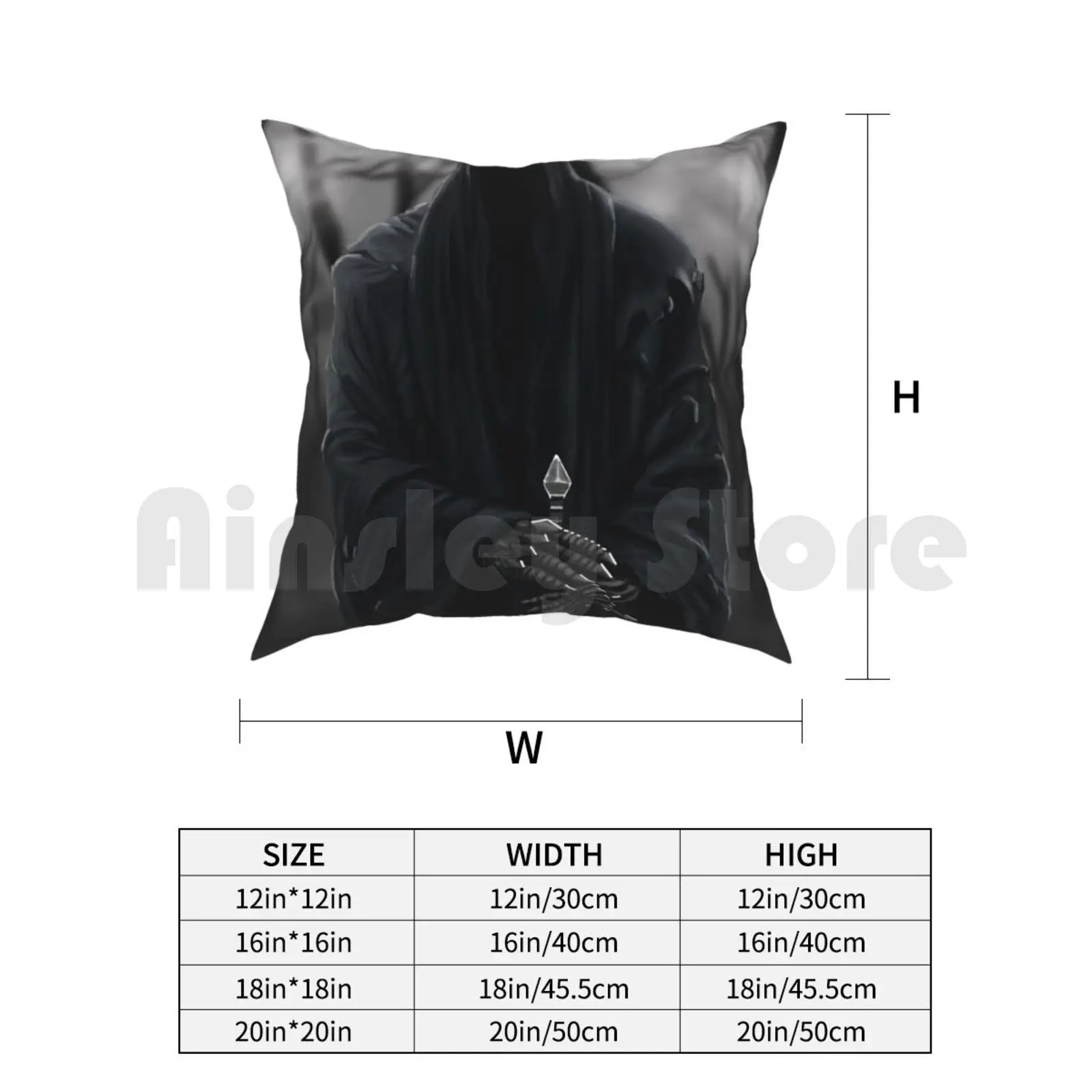Nazgul Pillow Case Printed Home Soft DIY cover The Movies Trilogy Dragon Elder Scrolls | Дом и сад