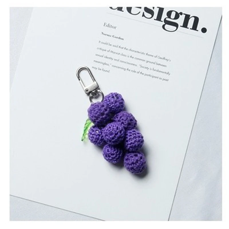 Новый милый кулон брелок виноград многоцветные Ювелирные изделия девушка мода