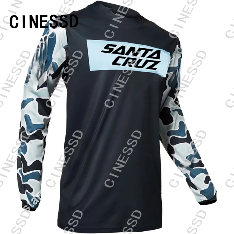 

Motocross Jersey Riding Downhill Mountain Jersey Off Road turmp fox Jersey MTB ATV Bike Cycling Jersery Breathable DH Quick Dry