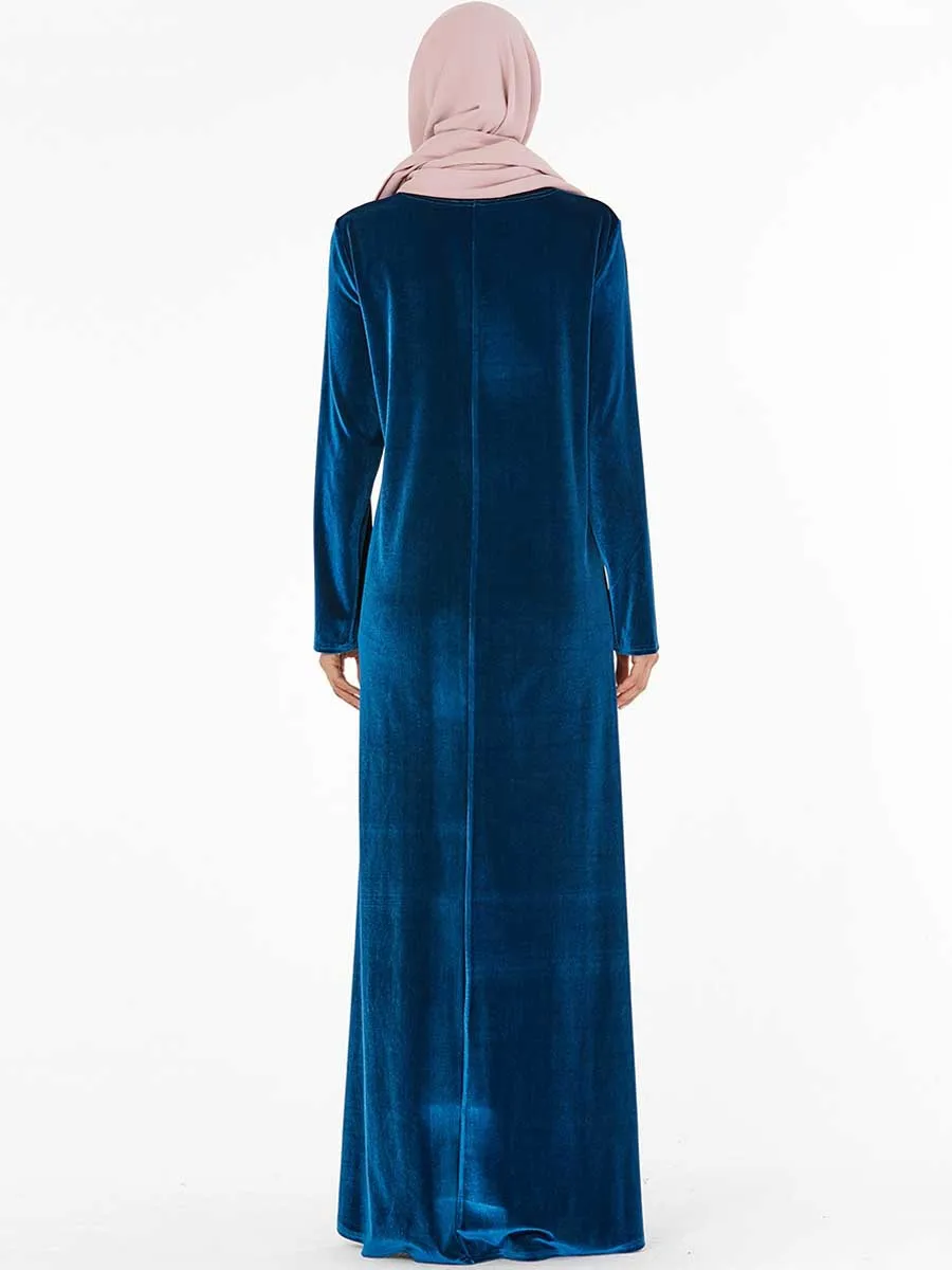 2019 abaya Дубайский мусульманский халат-кимоно одеяние мусульмане мусульманская