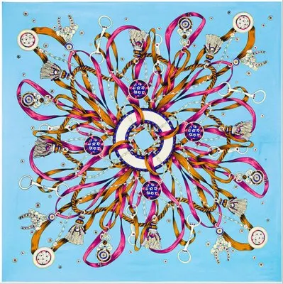 100% Саржевые шелковые квадратные шарфы POBING большой размер шейный платок