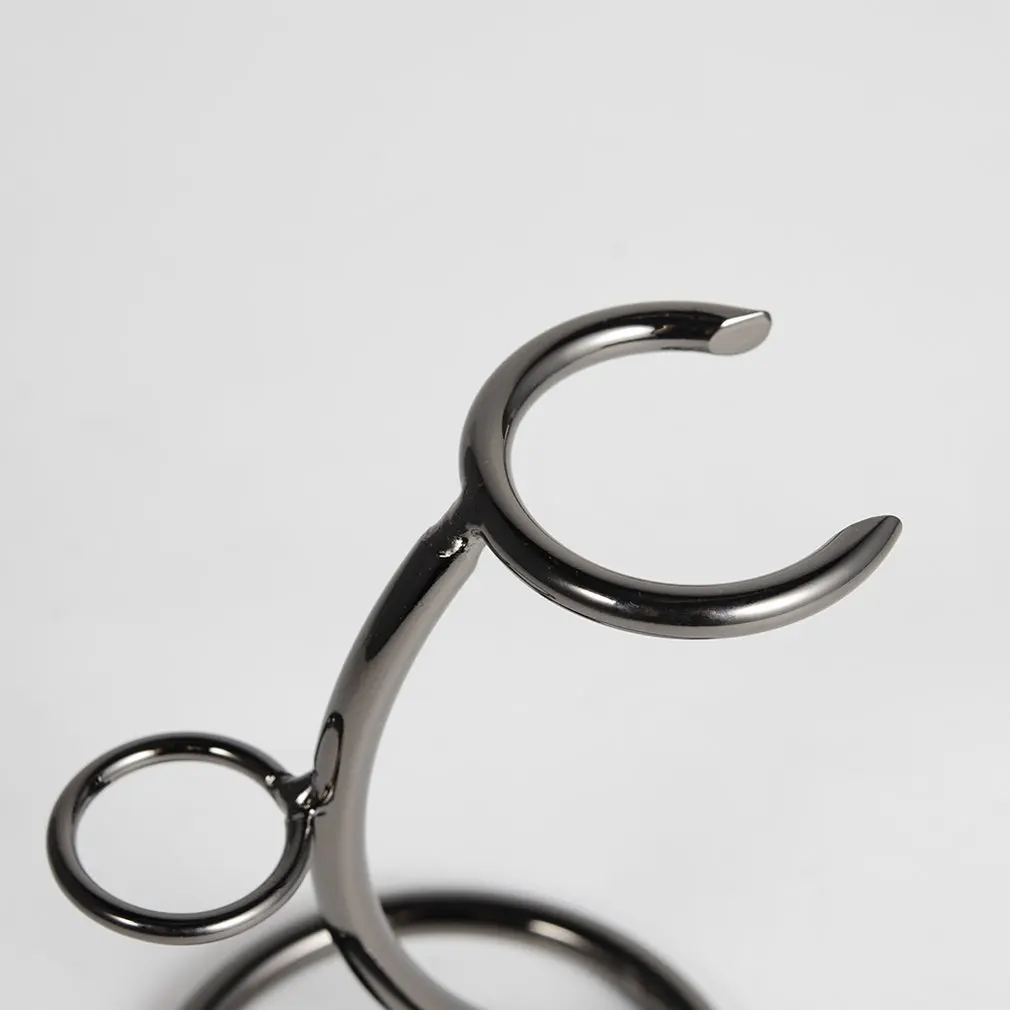 37808 изогнутый тип Железный сплав Мужская бритвенная щетка держатель для хранения