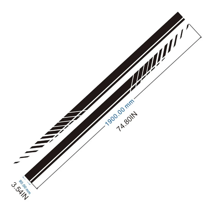 

Stripe Stickers for Car Body Door Side Stripe Decals for All Cars SUV Truck Off-Road Vehicles Universal Stickers