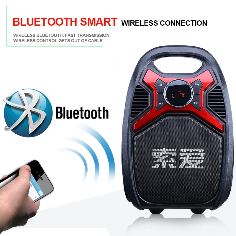 SOAIY T16 внешние bluetooth-колонки рычаг аудио высокий динамик Портативная Мобильная Колонка Bluetooth с беспроводной микрофон fm-радио