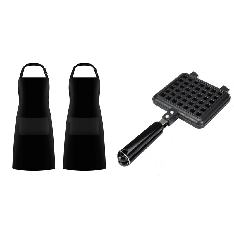 

2 шт., кухонные антипригарные Формочки Для вафель, 2 кармана