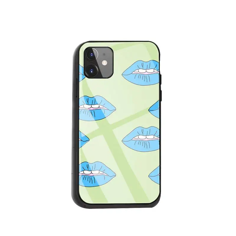 

Colorfully Chaotic art Phone Case Soft silicone Tempered glass For Iphone 12 mini 11 Pro Max 7 8 PLUS 6s XR