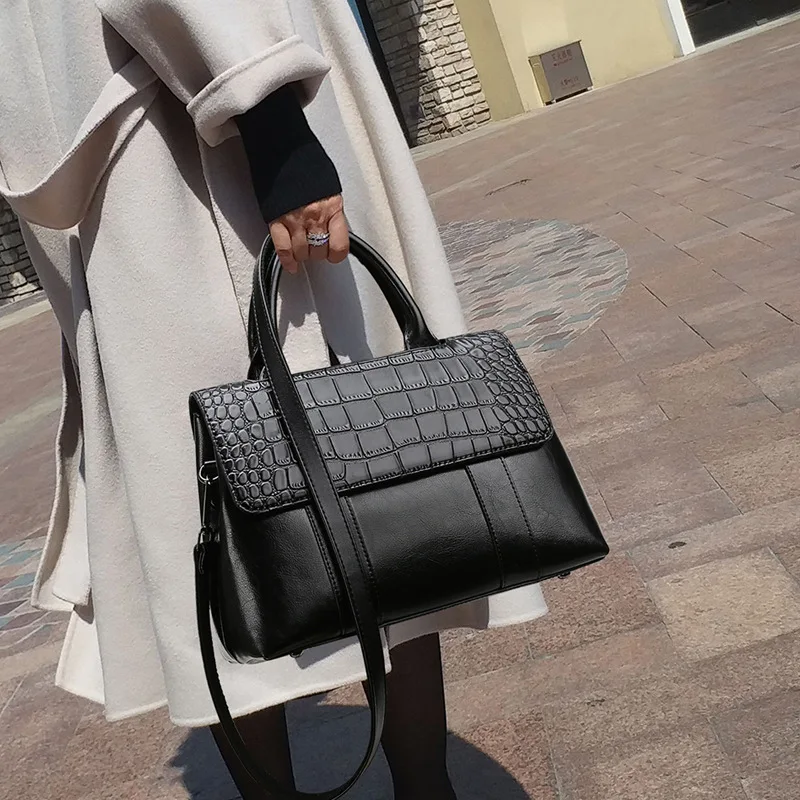 

2021 Fashion New Genuine Leather Handbags Single Shoulder Large Capacity Messenger Bag Purses and Handbags Luxury Designer bolso