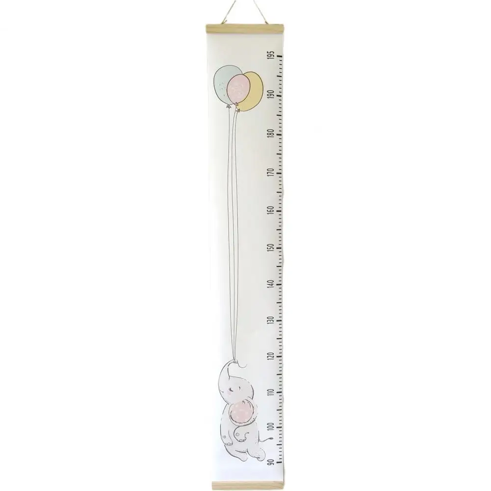 Regla de altura para beb&eacute;, patr&oacute;n de dibujos animados sin olor, tela extra&iacute;ble, Medici&oacute;n del crecimiento de los ni&ntilde;os, tabla de altura Ornamental para beb&eacute;s, decoraci&oacute;n del hogar-4