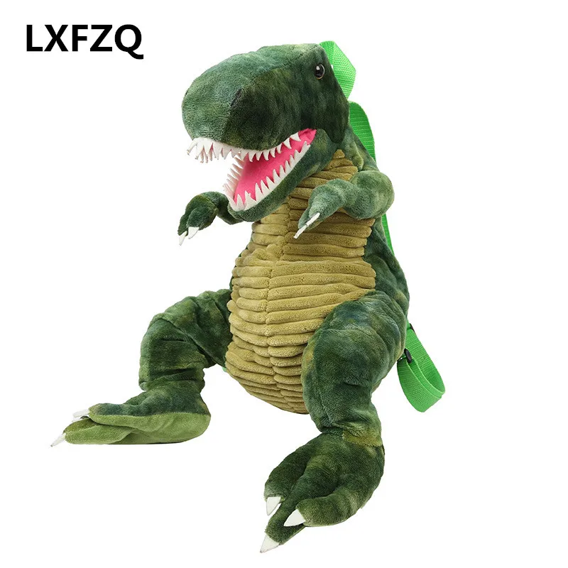 

LXFZQ Backpack Kids School Bag Plush dinosaur Mochila Escolar Orthopedic School Backpacks Children School Bags Sac Cartable