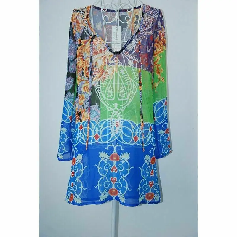 

Women Sexy Bikini Cover Up Beach Swimwear Dress Scarf Pareo Sarong Wrap US1