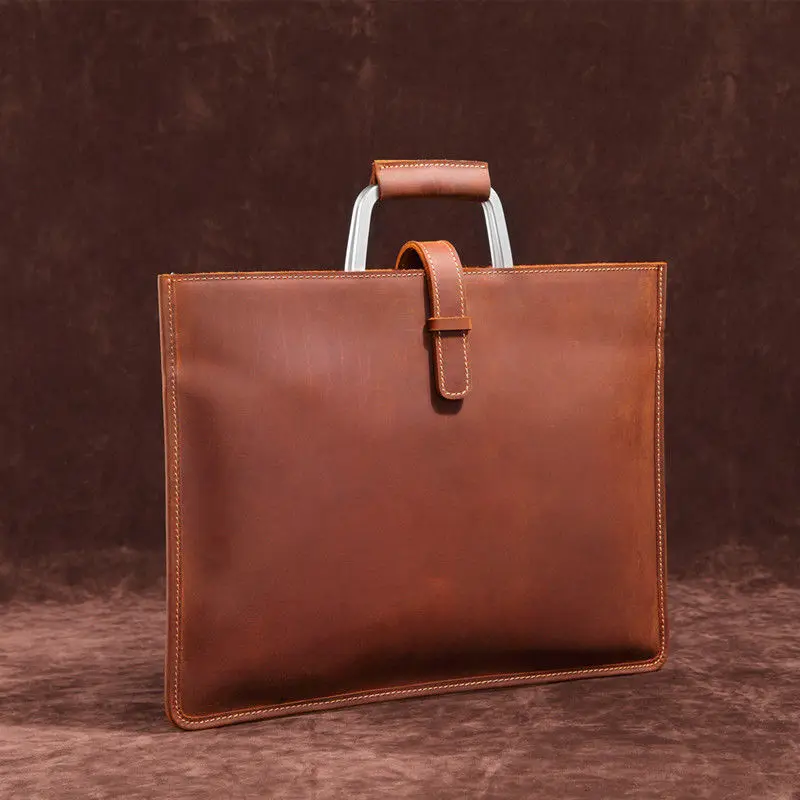 Ретро сумка из натуральной кожи на молнии для 13 дюймов MacBook Air Защитная куртка