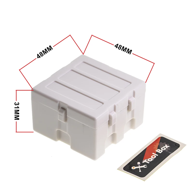 

5PCS/Set Simulated Decorations Fuel Tank Toolbox Refrigerator for 1/10 RC Crawler Traxxas TRX4 Axial SCX10 Redcat