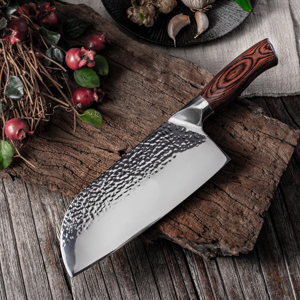 Мясницкий нож из нержавеющей стали 5CR15MOV китайские кухонные ножи инструменты шеф