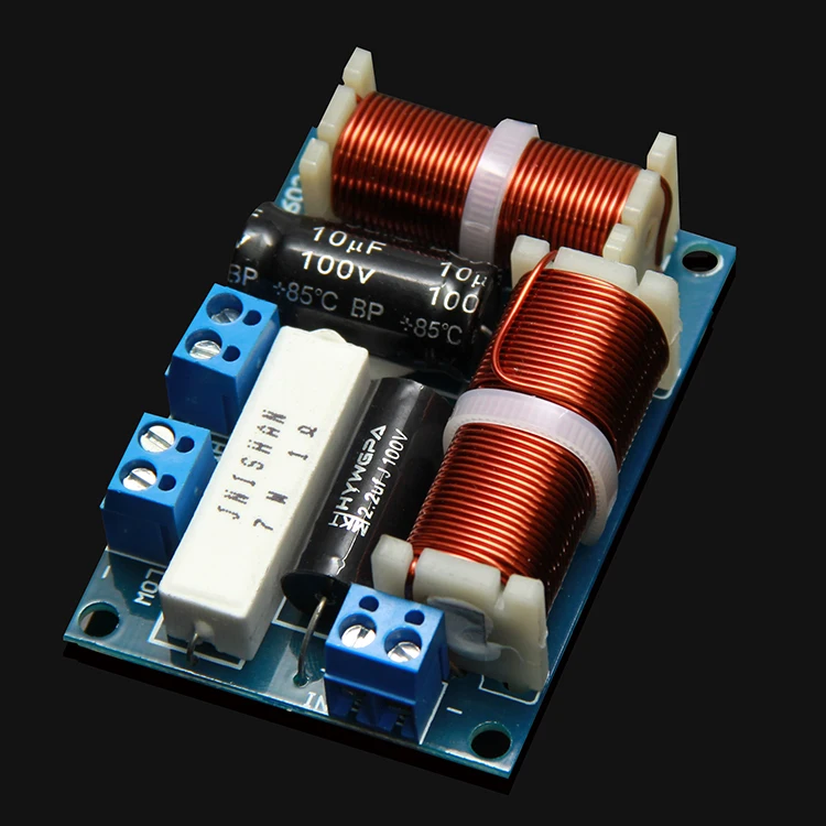 2 шт. Hi Fi двусторонний кроссовер с делителем частоты фильтр высокоточный