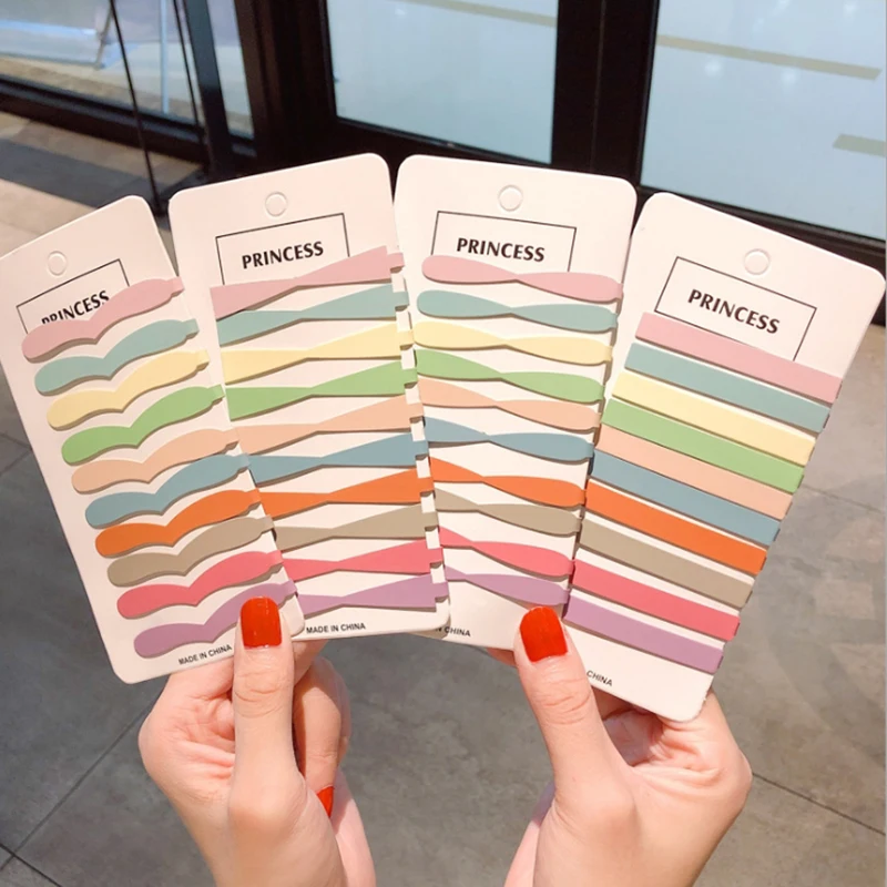 

10pcs Women Girls Hair Clips Korean Hair Accessories Star Flower Rabbit Bow Heart Hairpin Barrette Metal Long Bobby Pin Hairgrip