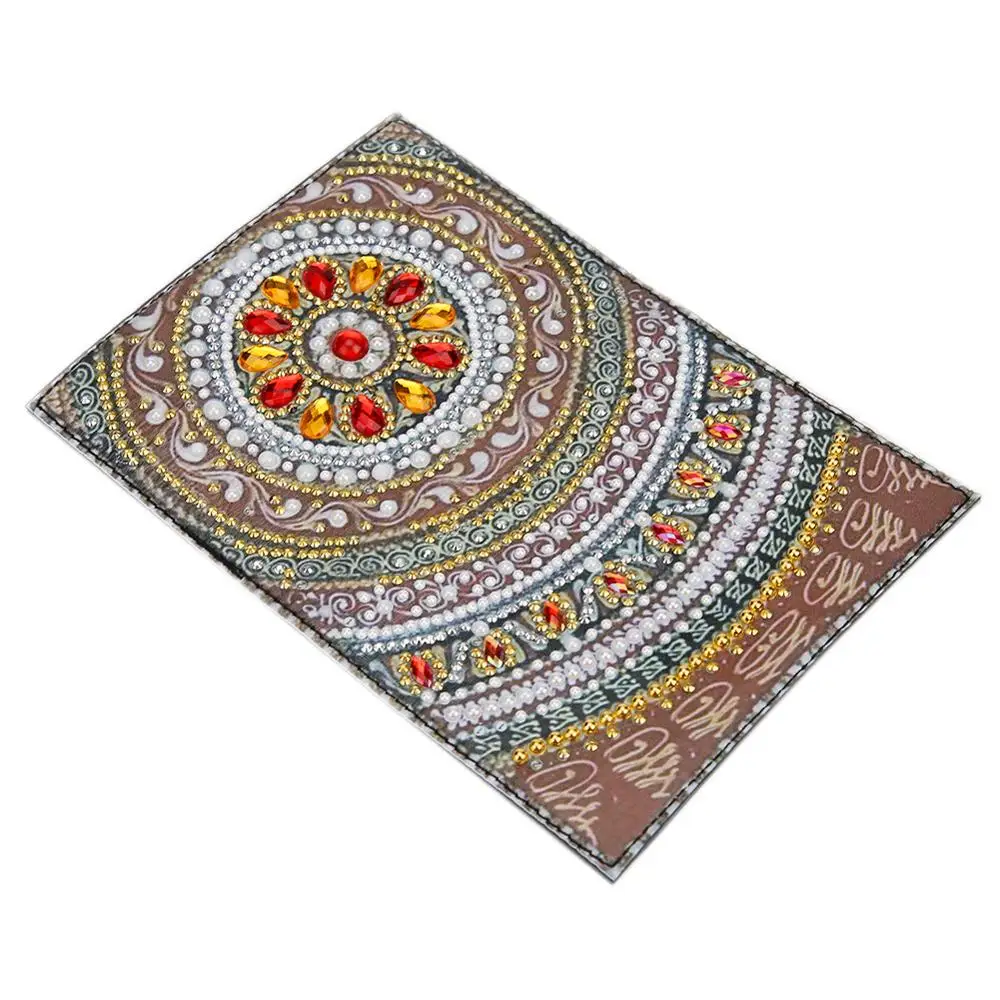 Чехол для паспорта из искусственной кожи со стразами|Алмазная мозаика и вышивка|