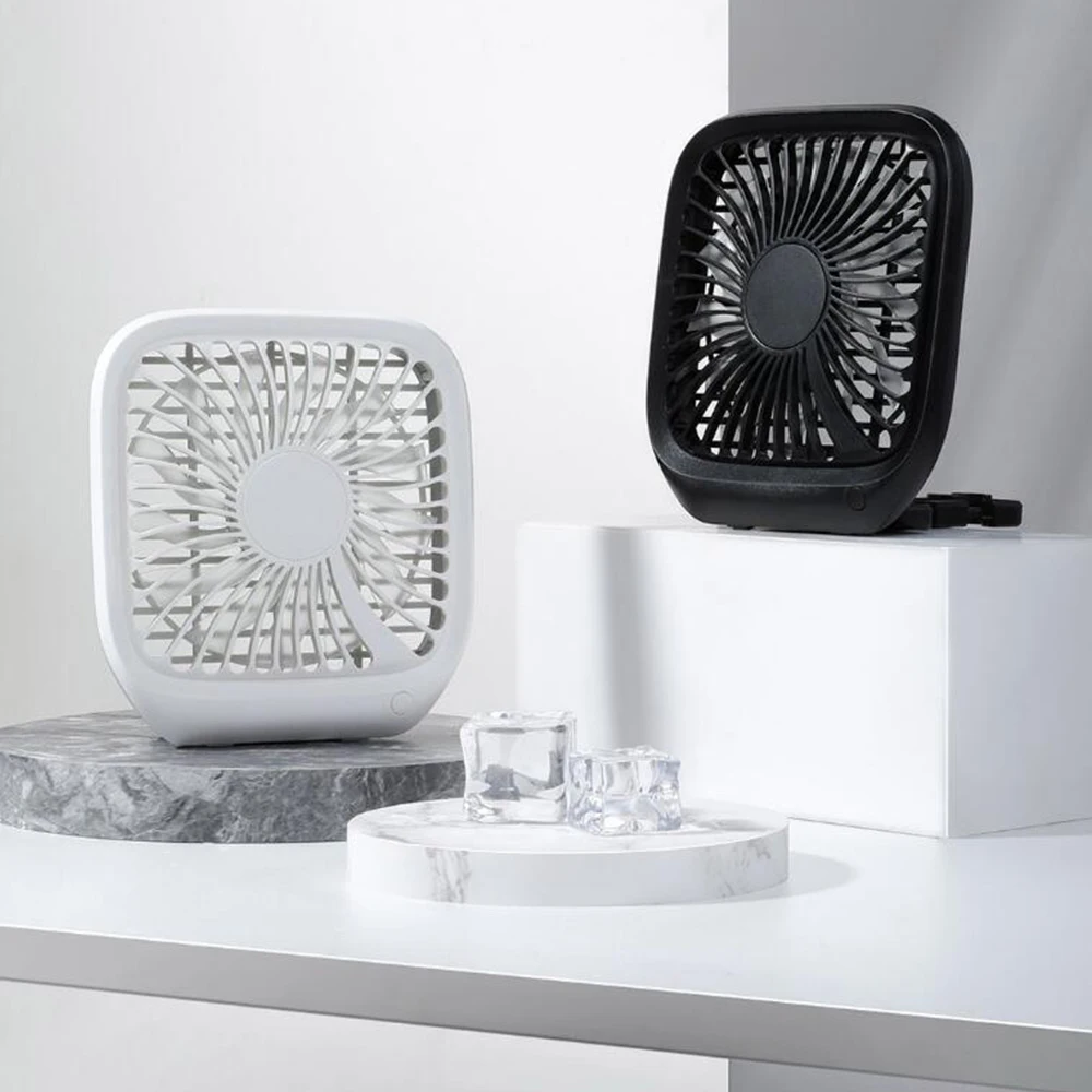 Складной автомобильный вентилятор Baseus 3 скорости мини USB Настольный портативный