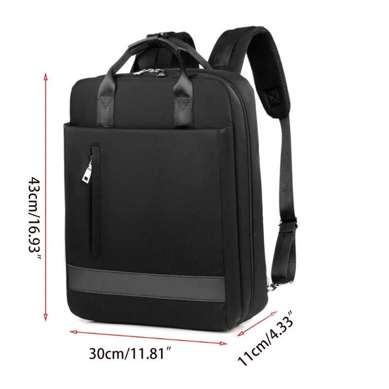 Дорожный рюкзак для ноутбука прочный деловой с защитой от кражи и USB-разъемом