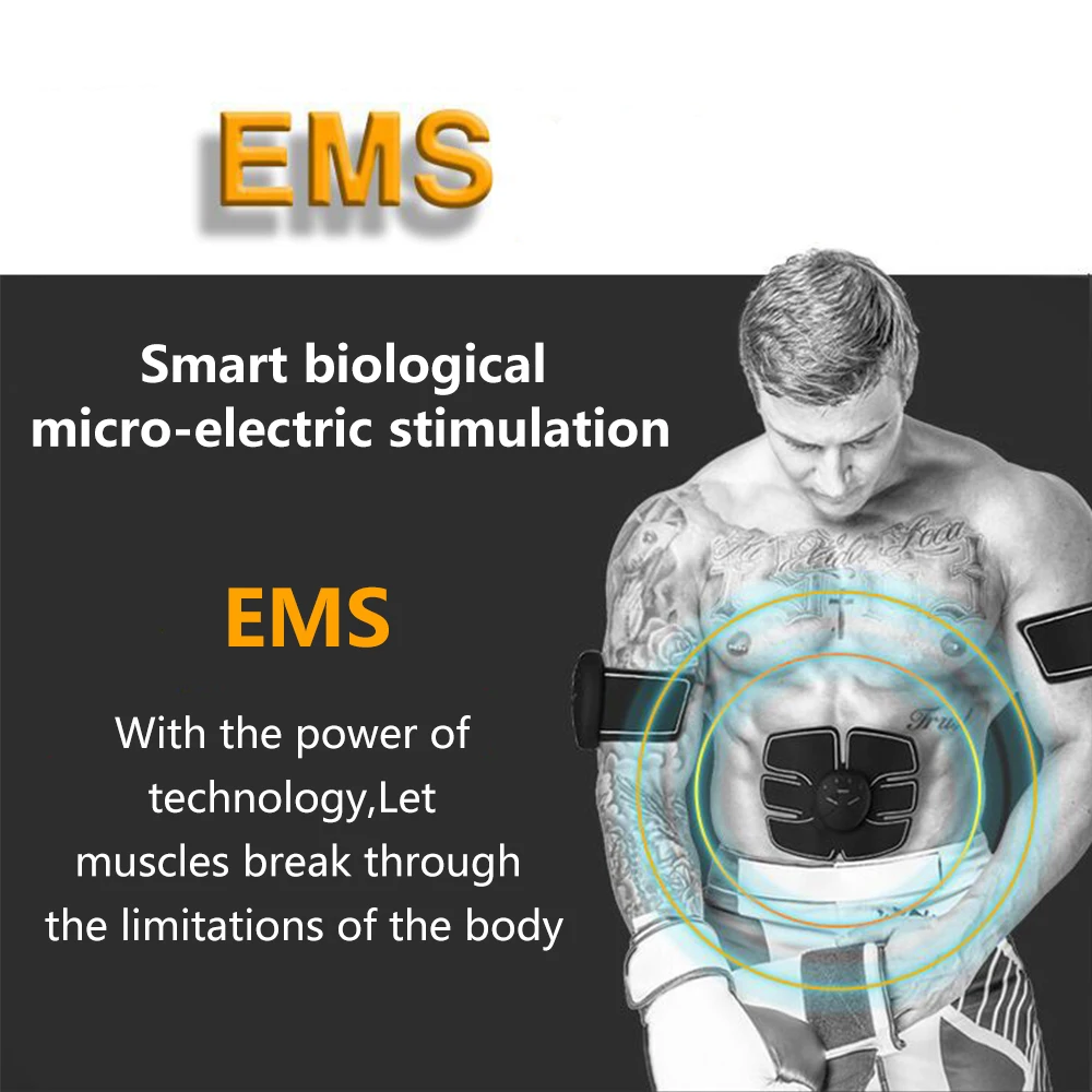 

EMS Electric Muscle Stimulator Hip Arm Fitness Buttock Abdominal Lifting Trainer Weight Loss Body Slimming Massage Fat Burning