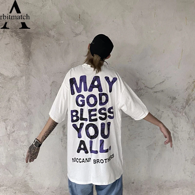 

Men T Shirt Hip Hop Dark Streetwear Tshirt Cross Letter Printing Harajuku Summer Short Sleeve T-Shirt Cotton Tops Tees Oversize