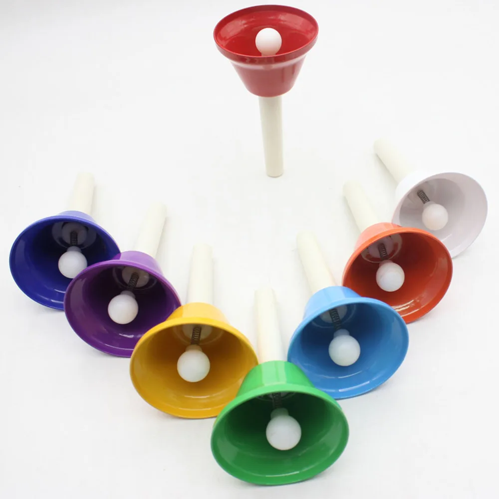 

8pcs Bright Children Percussion Instrument Melody Clock Enlightenment