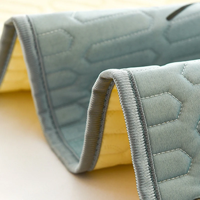 

120X60cm Insular Baby Summer Sleeping Mat with Pillow Anti-Skid Latex Cool Mat Soft Summer Sleeping Cover Baby Bed