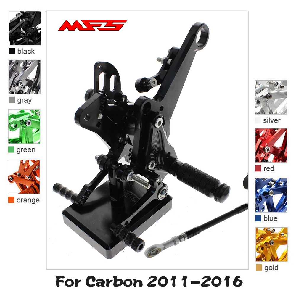 МФС мотоцикл задний комплект ЧПУ Регулируемые подножки аксессуары для поездок