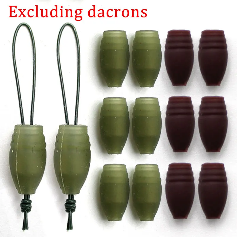 30 шт. рыболовные снасти для ловли карпа эластичные коннекторы твердых и полых