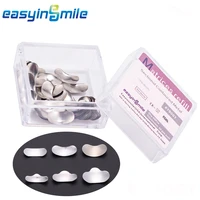 50pcsbox dental matrices matrix refill sectional contoured metal band sml 50%ce%bcm thickness for dentist easyinsmile