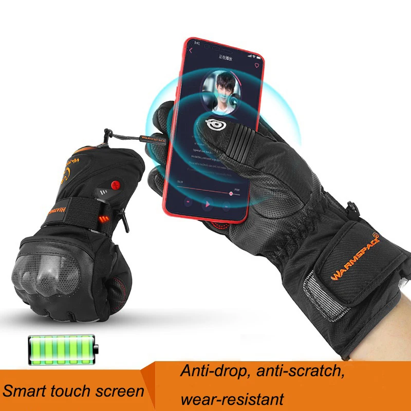 Мотоциклетные теплые водонепроницаемые ветрозащитные зимние перчатки Guantes Moto