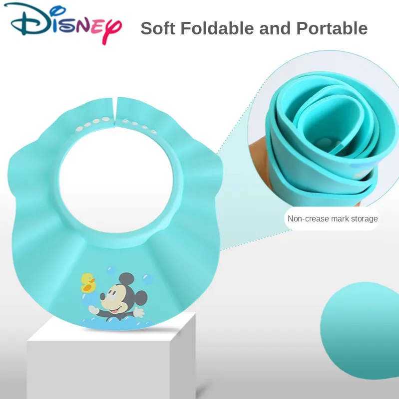 Регулируемая шапка для душа детей Кепка с мультяшным рисунком шампуня умывания