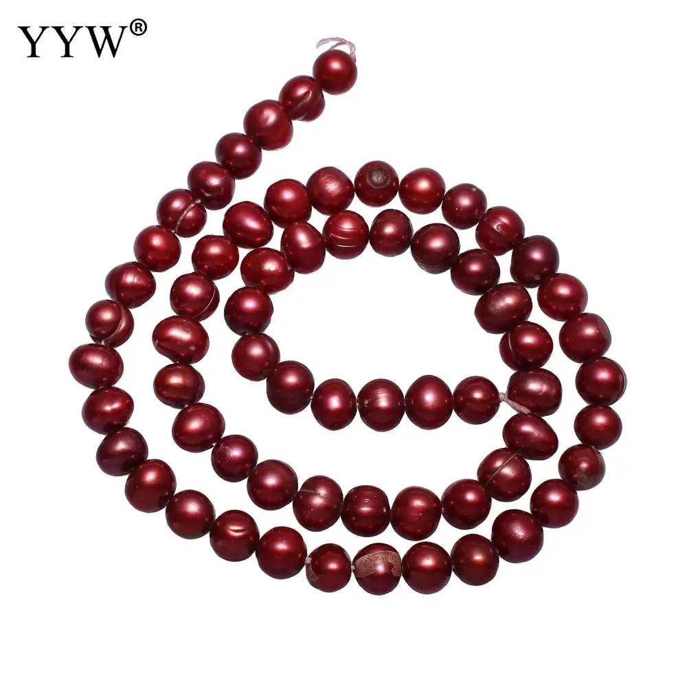 Культивированный пресноводный жемчуг неправильной формы бусины 6 7 шарики для