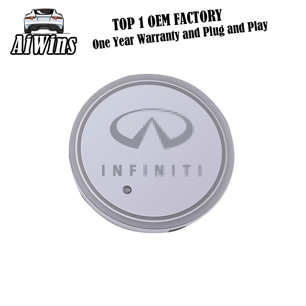 Aiwins автомобильный светящийся коврик для посуды для Infiniti QX30Q50Q70LQX50QX60FX35 автомобильный светящийся Логотип Аксессуары Atmospherelight