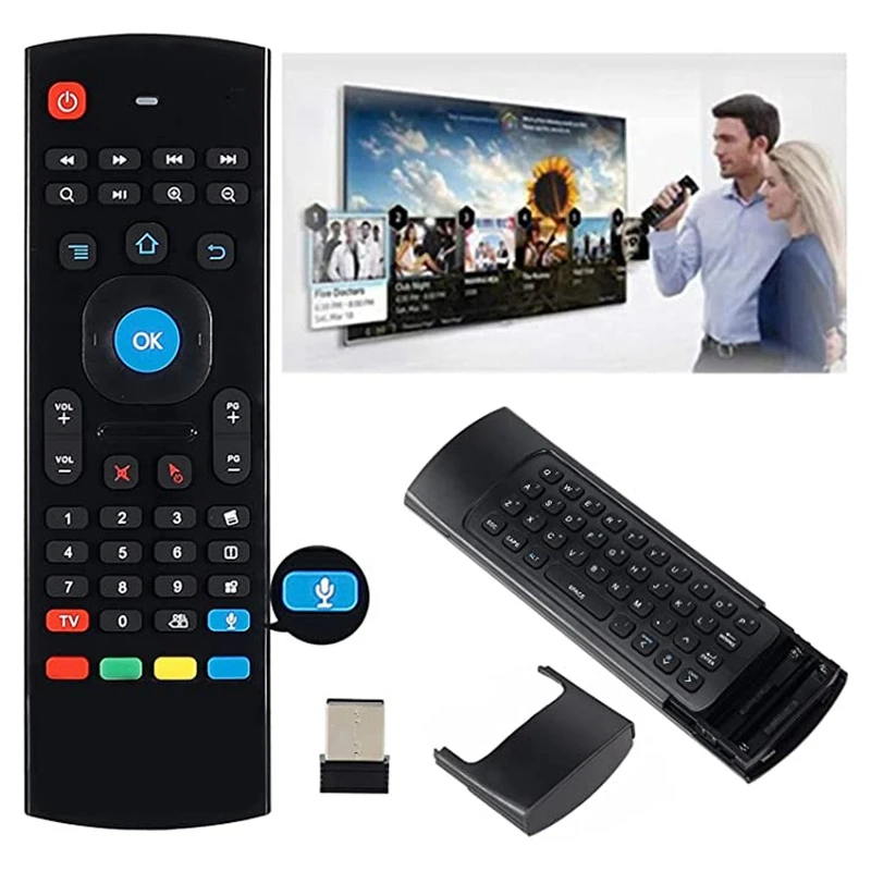 Умный голосовой пульт дистанционного управления 2 4G инфракрасная Летающая мышь