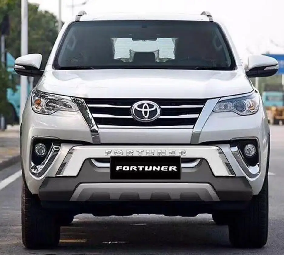 Защита переднего и заднего бампера из АБС пластика противоскользящая пластина