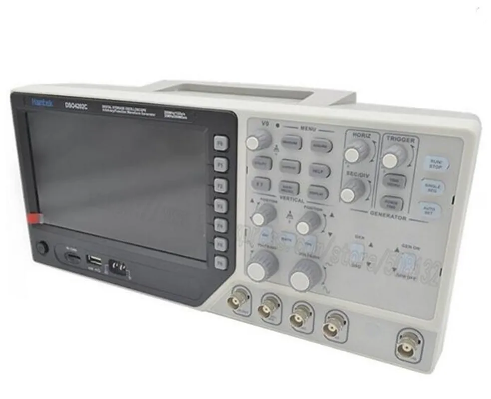 Цифровой осциллограф Hantek DSO4202C произвольный/функциональный генератор сигналов 200