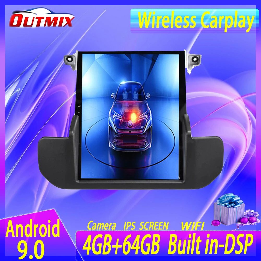 

Tesla Style Screen Android 9.0 Car Radio GPS Navigation For Land Rover Discovery 4 LR4 L319 2009 - 2016 Multimedia Player Stereo