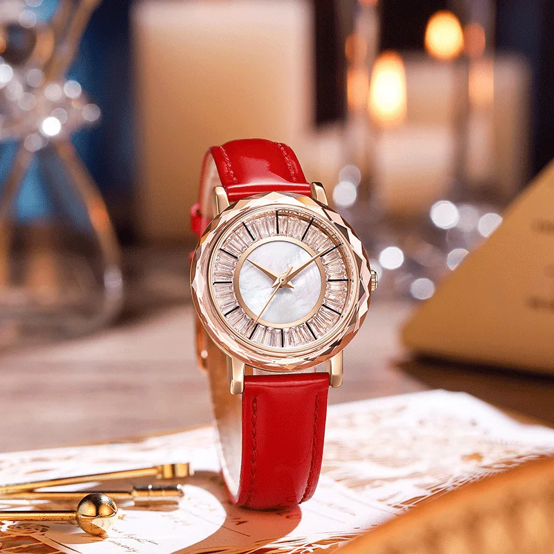 Luxury Diamond Women Watches Ladies Rhinestone Quartz Watch Waterproof Top Brand Bracelet Rose Gold Women WristWatch Clcok + Box