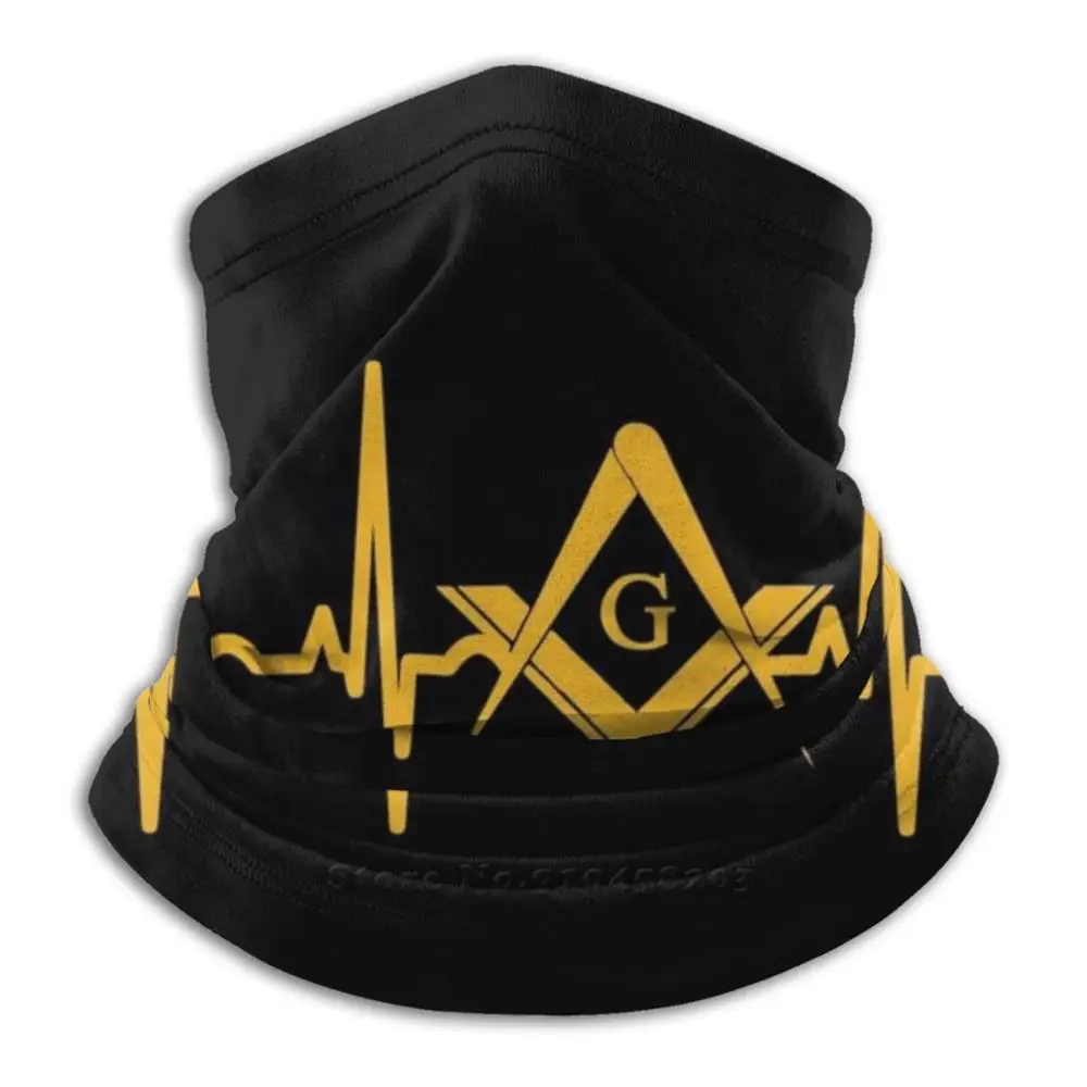 

Шарф-Бандана с изображением сердцебиения, маска для велоспорта, масонский масон