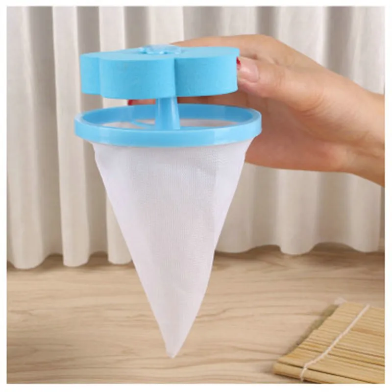 

1PCS Washing Machine Filter Reusable Washing Machine Floating Lint Mesh Trap Bag Hair Catcher Filter Net Pouch Household Tool