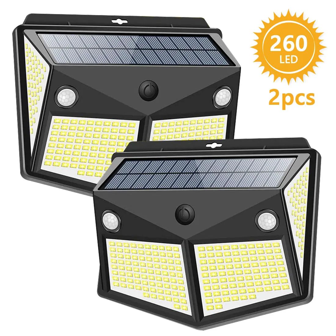 260 светодиодный солнечный светильник уличный на солнечной энергии с движения PIR