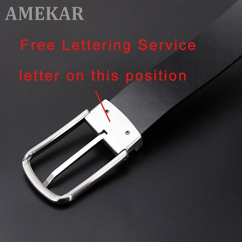 

Crocodile Leather Belt Men Pin Buckle Business Men Belt Leather Brand Luxury Designer Waist Belt For Suits Pant Black