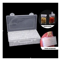 high quality multi purpose plastic container storage box diamond painting accessories 28 64 pieces bottling diamond mosaic box