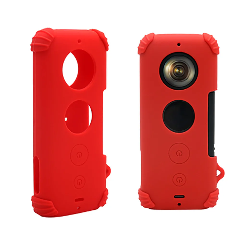Silicone Protective Cover for Insta 360 ONE X Drop Protection Anti-Scratch Case insta Action Camera Accessories | Электроника