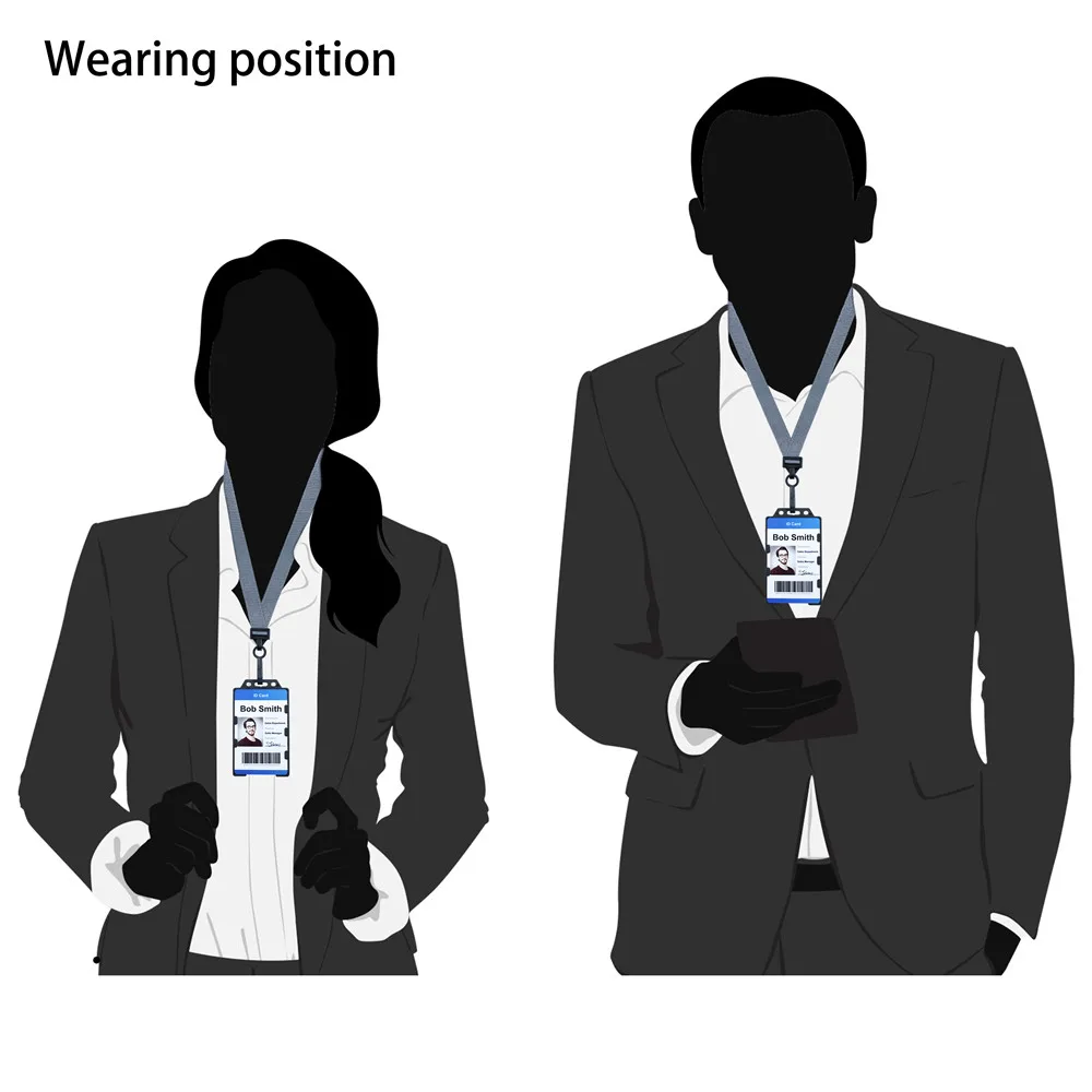 Чехол Bestom для рабочего удостоверения личности сотрудника с ремешком