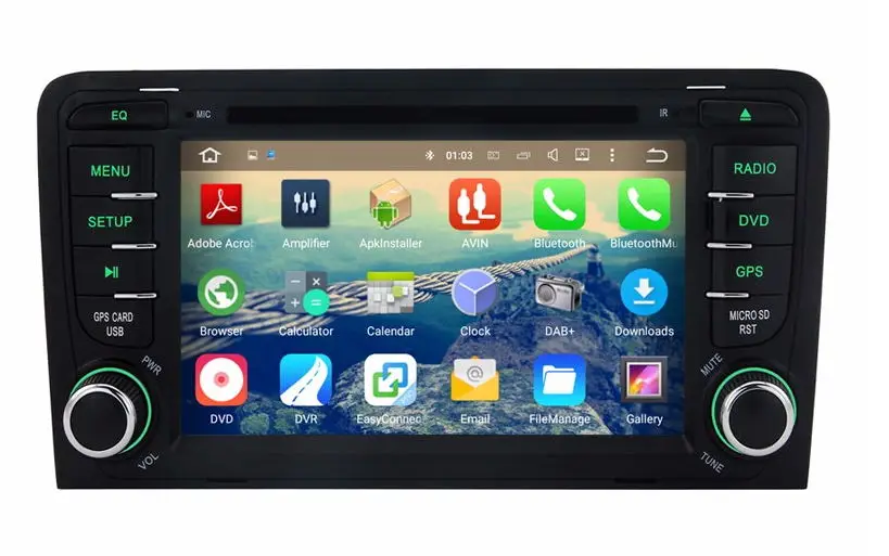 Android 8 0 7 1 6 Автомобильный dvd-плеер для Audi A3 2002-2011 GPS навигационная Радио система 4G