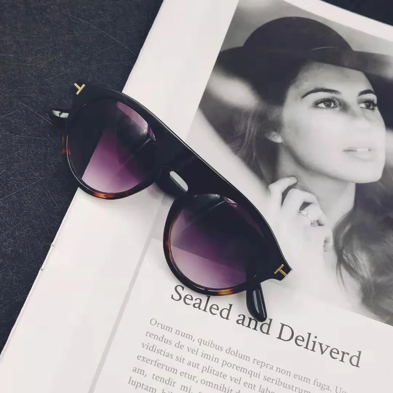 Ретро черные круглые солнцезащитные очки в стиле стимпанк Мужские Винтажные