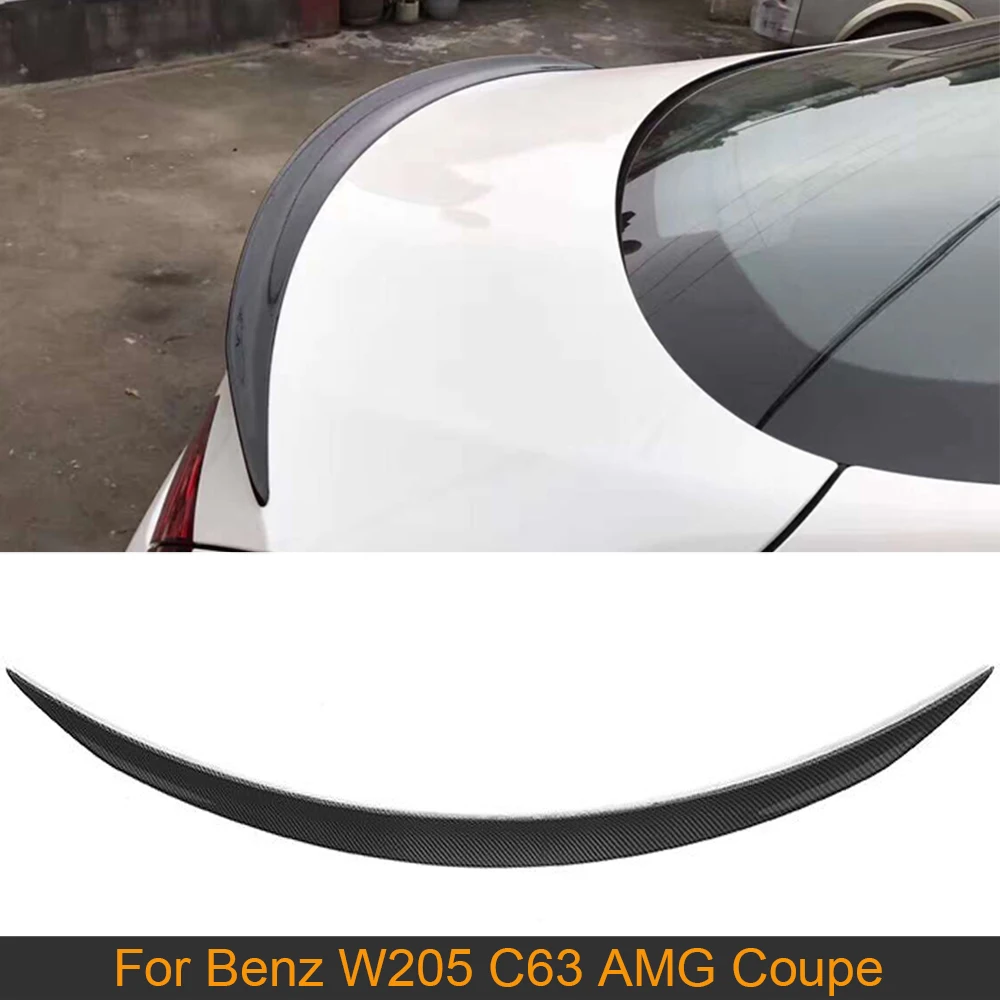 Для W205 спойлер заднего багажника крыла для Mercedes Benz C63 AMG Coupe 2 Door 15 17 задний багажник